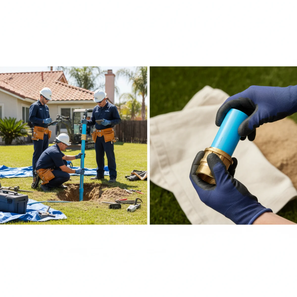Main Water Line Replacement in Bloomington, CA